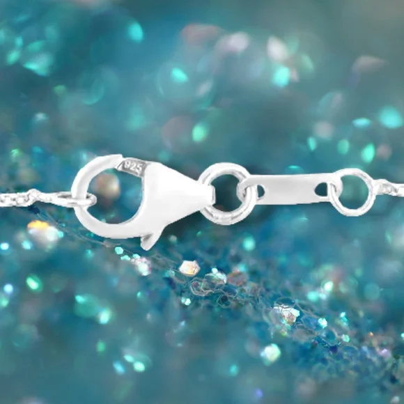 NWT ONE OF A KIND EMERALDINE QUARTZ MERMAID NECKLACE 14KYG OVER STERLING SILVER